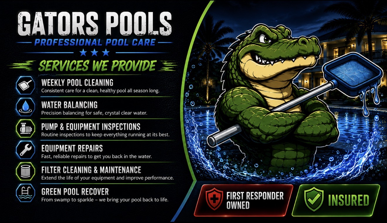 Gators Pool Cleaning services